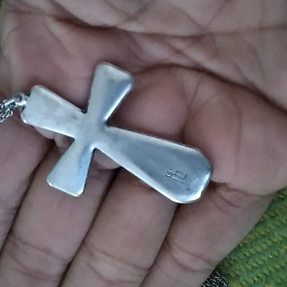 Vintage Ayala Bar Cross Pendant Necklace - Picture 3 of 8